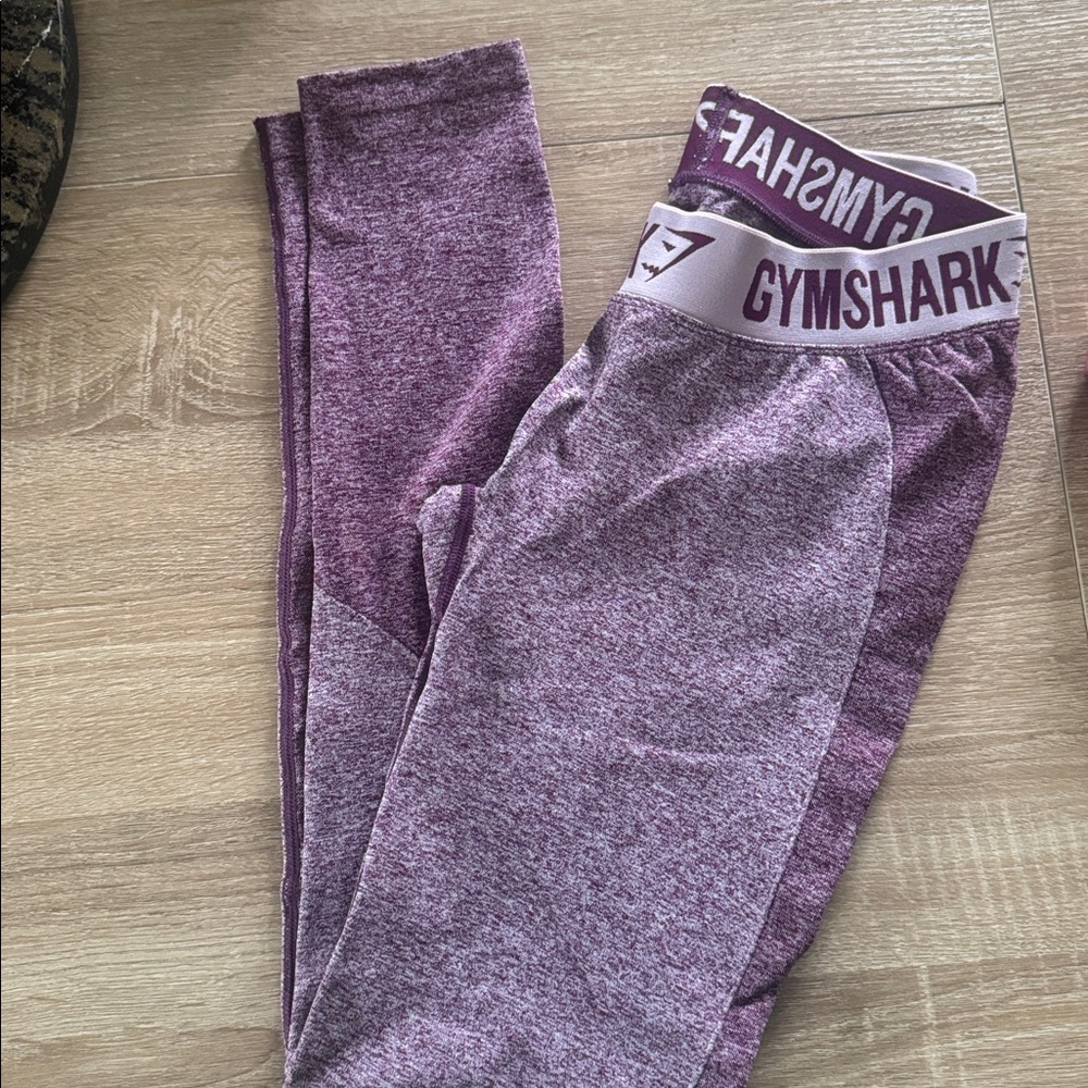 Gymshark Heathered Purple Leggings